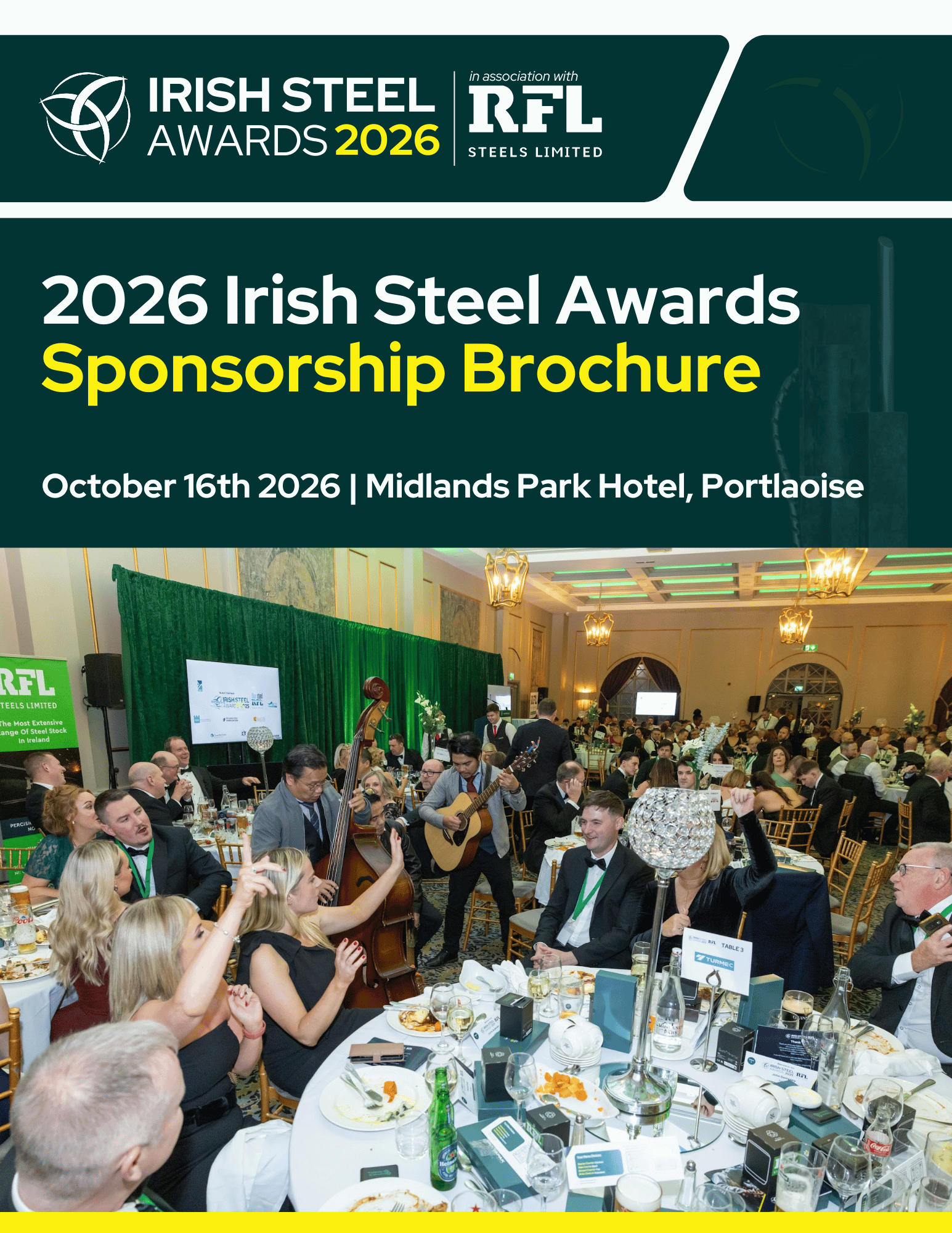 2026 Irish Steel Awards Sponsorship Brochure cover